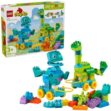 LEGO DUPLO - 3 v 1: Dinosauři na kolečkách