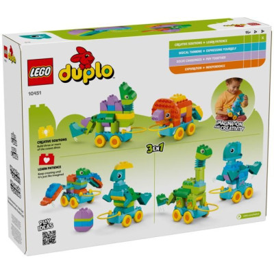 LEGO DUPLO - 3 v 1: Dinosauři na kolečkách
