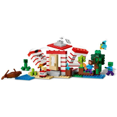 LEGO Minecraft - TNT dům v džungli