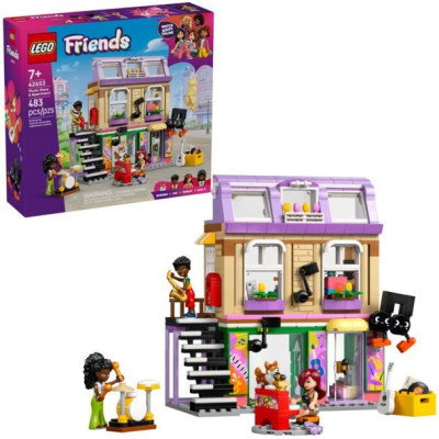 LEGO Friends - Obchod s hudebninami a byt