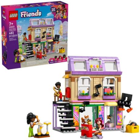 LEGO Friends - Obchod s hudebninami a byt