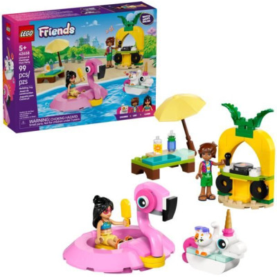 LEGO Friends - Zábava u bazénu s jednorožcem a plameňákem