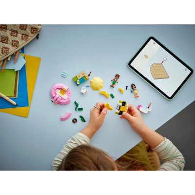 LEGO Friends - Zábava u bazénu s jednorožcem a plameňákem