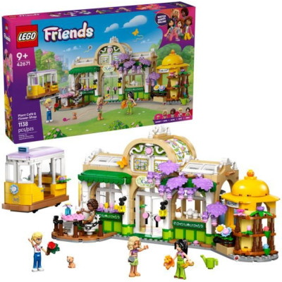 LEGO Friends - Kavárna plná rostlin a květinářství