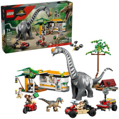 LEGO Jurassic World - Mise na sledování raptora a titanosaura