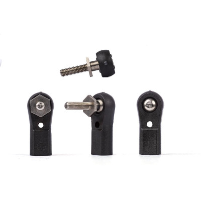 MAXI kloubek M3 s kulovým kloubem 6,0mm ,šestihranou základnou a čepem M3, 100 ks.