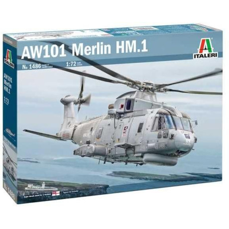 Model Kit vrtulník 1486 - AW-101 Merlin HM.1 (1:72)