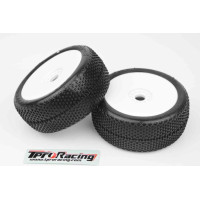 Ragasztott, fehér korong és közepesen kemény kék betét