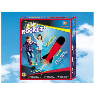 3 darabos AIR ROCKET habrakéták, kilövővel