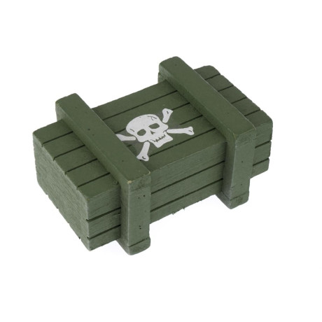 Dřevěná krabice zelená expedice 1/10