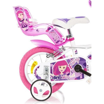 DINO Bikes - Dětské kolo 12" Fairy bílé