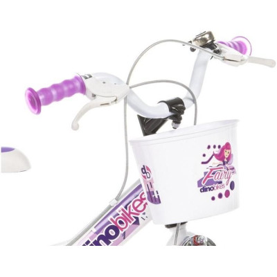 DINO Bikes - Dětské kolo 12" Fairy bílé