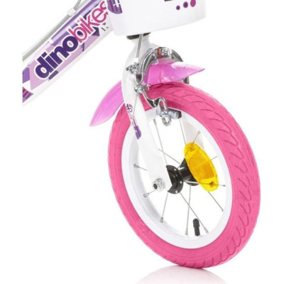 DINO Bikes - Dětské kolo 12" Fairy bílé