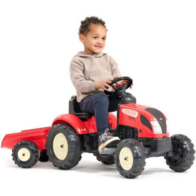 FALK - Šlapací traktor Kiddy Farm s vlečkou