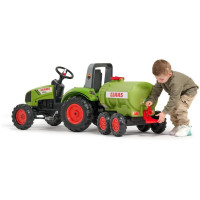 Víztartály FALK gyermek pedálos traktorokhoz 3-7 éves korig, amelybe vizet lehet tölteni. A Claas oldalkocsi 20 liter vizet tud tárolni, és a hátsó csap és csap segítségével lehet vezetni és öntözni. Játékos és funkcionális kiegészítők gyermek traktorokhoz. Franciaországban készült.