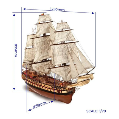 OcCre Maqueta Barco Montanés 1:70