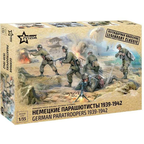 Model Kit figurky 3628 - German Paratroops WWII (1:35)