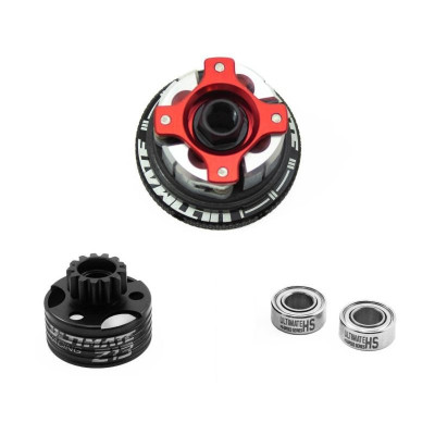 Hliníková kompletní spojka COMPAK 4 PRO B10 včetně spojkového bubínku Z13 a kul. ložisek