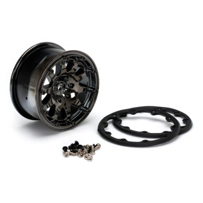 Däck & Fälg ST-UPHILL 1/10 Sv.krom Beadlock (0) Soft MFT (2*