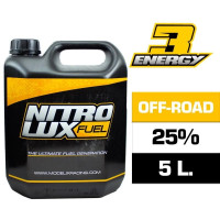 Kiváló üzemanyag terepjáró modellekhez 25% nitrometánnal. 5 literes kiszerelés.