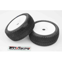 Ragasztott, fehér korong és közepesen kemény kék betét