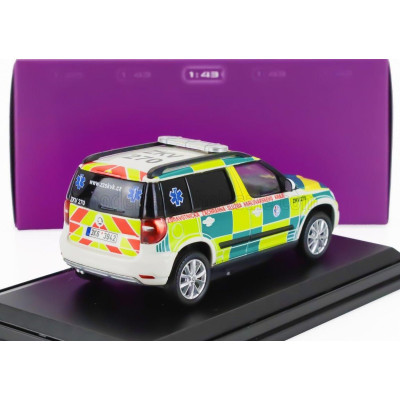 ABREX ŠKODA YETI SUV FACELIFT (RESTYLING) ZKV 270 AMBULANCE 2013 - 2 TONE GREEN 1/43
