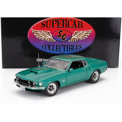 ACME MODELS FORD USA MUSTANG BOSS 429 SILVER JADE COUPE 1969 - GREEN 1/18