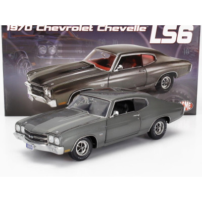 ACME MODELS CHEVROLET CHEVELLE LS6 COUPE 1970 - GREY MET 1/18