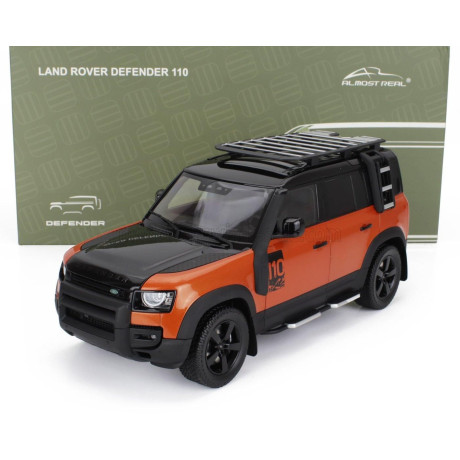 ALMOST REAL LAND ROVER NEW DEFENDER 110 2020 - ORANGE BLACK 1/18