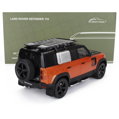 ALMOST REAL LAND ROVER NEW DEFENDER 110 2020 - ORANGE BLACK 1/18