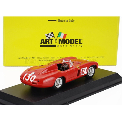 ART MODEL FERRARI 750 MONZA SPIDER s/n.0578 N 130 WINNER CIRCUITO DEL MUGELLO 1955 UMBERTO MAGLIOLI - RED 1/43