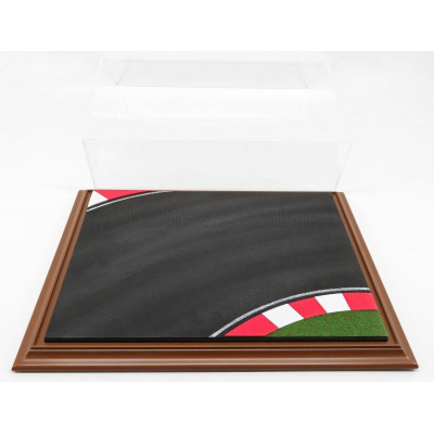 ATLANTIC VETRINA DISPLAY BOX DIORAMA BASE PISTA - RACETRACK BASE - Lungh.LENGHT cm 42.5 X Largh.WIDTH cm 31.3 X Alt.HEIGHT cm 12