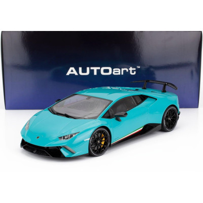 AUTOART LAMBORGHINI HURACAN LP640-4 PERFORMANTE 2017 - BLUE 1/12