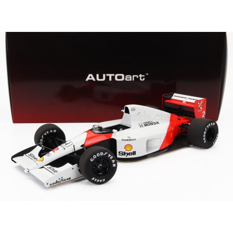 AUTOART McLAREN F1  MP4/6 HONDA  N 2 JAPAN GP 1991 GERARD BERGER - WHITE RED 1/18
