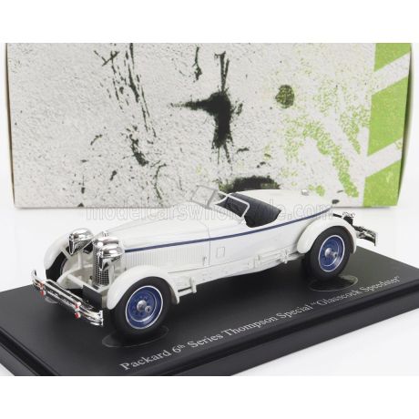 AUTOCULT PACKARD 6-SERIES THOMPSON SPECIAL GLASSCOCK SPEEDSTER USA 1929 - WHITE 1/43