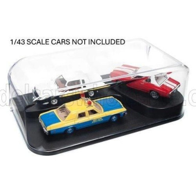 AUTOWORLD VETRINA DISPLAY BOX SET 3 IN 1 DISPLAY CASE INTERCHANGEABLE INSERTS - Lungh.LENGHT cm 27.0 X Largh.WIDTH cm 14.0 X Alt