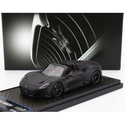 BBR MODELS MASERATI MC20 CIELO SPIDER 2022 - BIRDCAGE RIMS - NERO OPACO - MATT BLACK 1/43