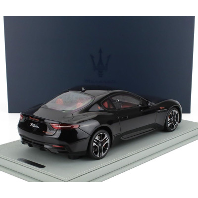 BBR MODELS MASERATI GRANTURISMO FOLGORE 2023 - CON VETRINA - WITH SHOWCASE - NERO ASSOLUTO - BLACK 1/18
