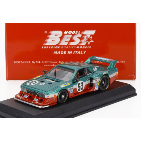 BEST MODEL LANCIA BETA MONTECARLO TURBO TEAM LANCIA CORSE N 53 24h LE MANS 1980 CARLO FACETTI - MARTINO FINOTTO - GREEN RED 1/43