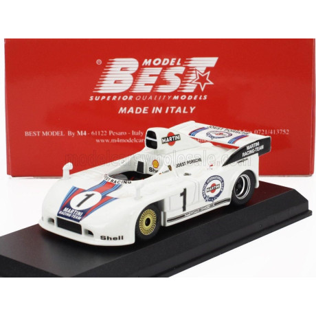 BEST MODEL PORSCHE PORSCHE 908/4 TEAM MARTINI RACING N 1 PRESS 1978 - WHITE 1/43