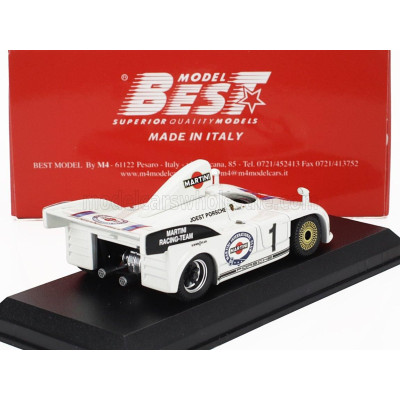 BEST MODEL PORSCHE PORSCHE 908/4 TEAM MARTINI RACING N 1 PRESS 1978 - WHITE 1/43