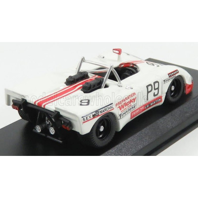 BEST MODEL PORSCHE 908/02 FLUNDER N 9 P 10th 1000km NURBURGRING 1971 WICKY - CABRAL - WHITE 1/43