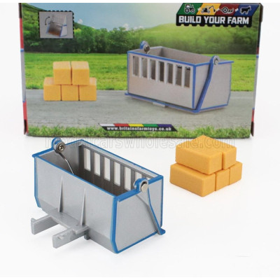 BRITAINS ACCESSORIES LINK BOX - SILVER BLUE YELLOW 1/32