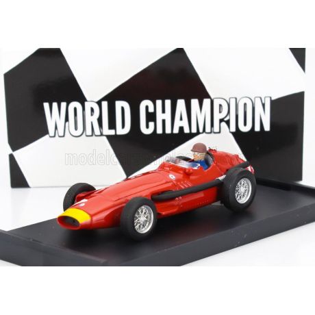 BRUMM MASERATI F1  250F N 1 WORLD CHAMPION WINNER GERMANY GP 1957 JUAN MANUEL FANGIO - WITH DRIVER FIGURE - RED 1/43