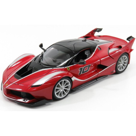 BURAGO FERRARI FXX-K N 10 2015 - RED BLACK 1/18