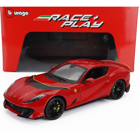 BURAGO FERRARI 812 COMPETIZIONE 2021 - ROSSO CORSA - RED 1/18
