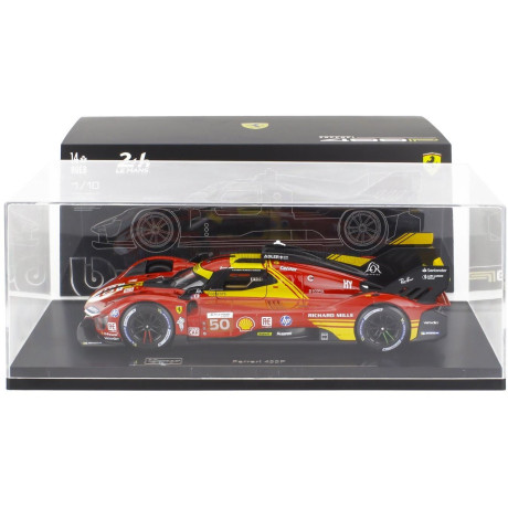 BURAGO FERRARI 499P 3.0L TURBO V6 TEAM FERRARI AF CORSE N 50 WINNER 24h LE MANS 2024 ANTONIO FUOCO - MIGUEL MOLINA - NICKLAS NIE