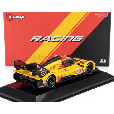 BURAGO FERRARI 499P 3.0L TURBO V6 TEAM AF CORSE N  83 24h LE MANS 2024 ROBERT KUBICA - ROBERT SHWARTZMAN - YIFEI YE - WITH SHOWC