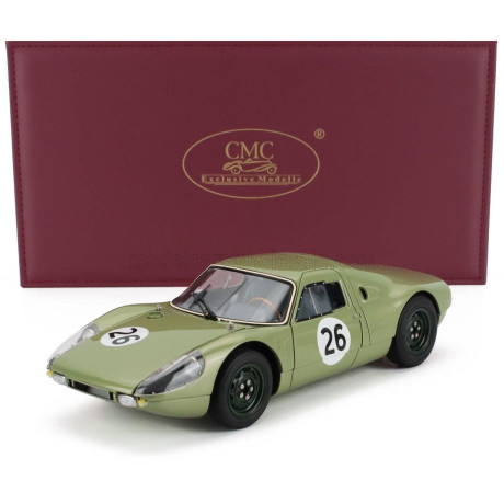 CMC PORSCHE 904 CARRERA GTS ch.904-025 N 26 SILVERSTONE INTERNATIONAL GRAND TOURING 1964 INNES IRELAND - GREEN 1/18