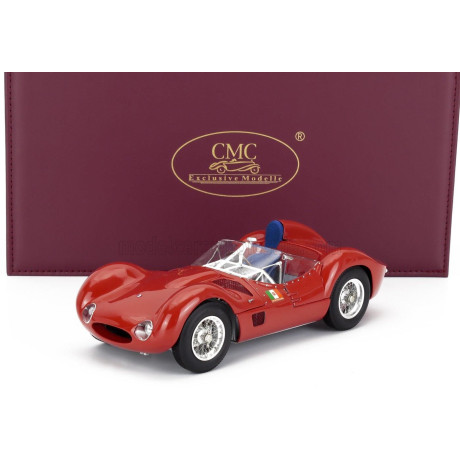 CMC MASERATI TIPO 61 2.9L S4 SPIDER BIRDCAGE GOODWOOD REVIVAL 2008 - RED 1/18